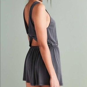 Silence + Noise (Urban Outfitters) twisted back romper